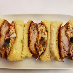 Chicken katsu sandwich