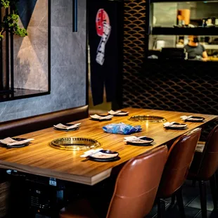 interior, sushi and sashimi