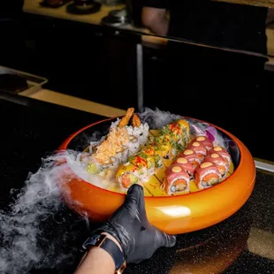 sashimi, sushi, sushi and sashimi, food