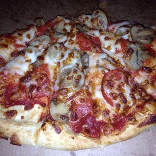 a pizza in a box