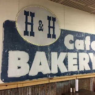 the sign