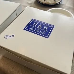 a box of cookies