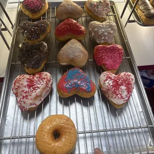 For valentine day donut good flavor