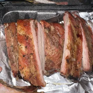 Ribs and mac n cheese