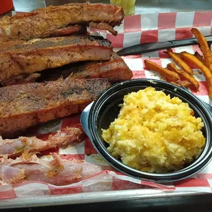 ribs, food, bbq ribs
