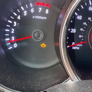 Check engine light