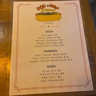 Food Menu