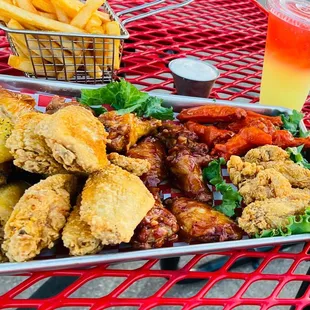 30 pieces wings platter