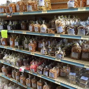 a variety of food items