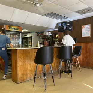 You can order food to go!