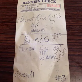 Fancy bill....