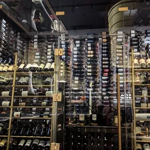 Wine vault.