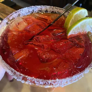 Cranberry margarita