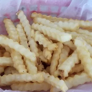 a basket of french fries