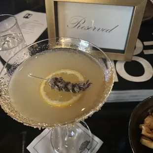 Lavender martini