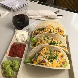 Korean street tacos (bar food).