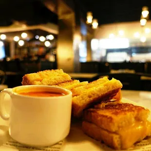 Grilled Cheese + Tomato Soup