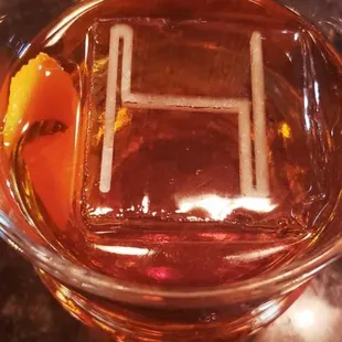 H Café ice cubes