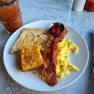 Two Egg Breakfast Plate *Made With Organic Eggs*