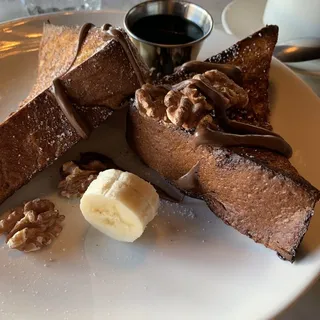 Nutella Stuffed Brioche French Toast