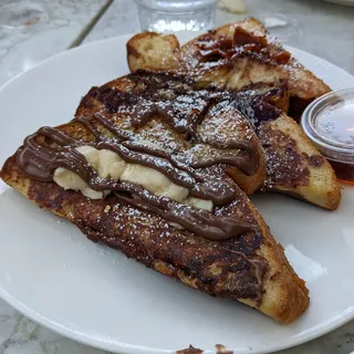 Oreo & Cream Stuffed Brioche French Toast