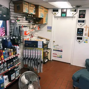 Relax while your vehicle is in the shop.