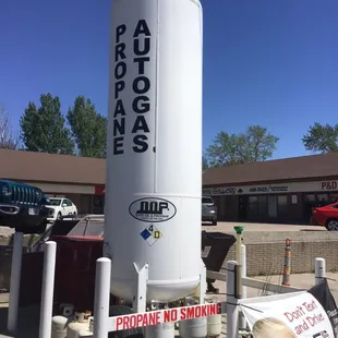 We have propane for summer!