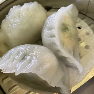 7. Chive and Shrimp Dumplings