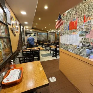 the interior of a restaurant