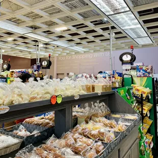 a view of a grocery store