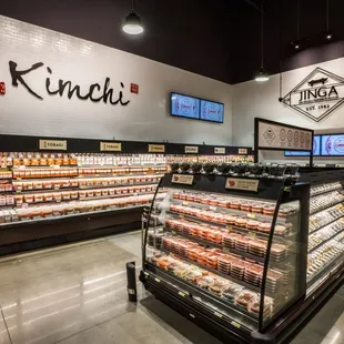 the inside of a grocery store