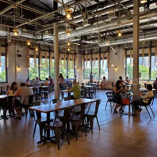 Food court area. They keep it real clean, and it's nice that the tables are spread out.