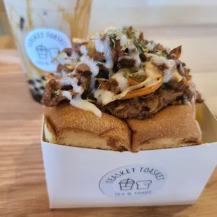 Kimchee Bulgogi Toast Sandwich