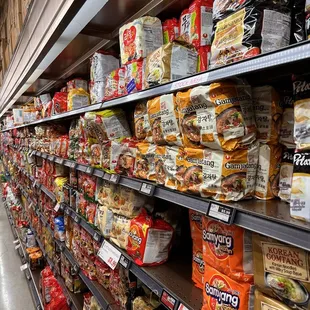 Can you believe this. A whole isle full of ramen.