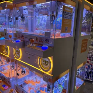 a man standing in front of a vending machine