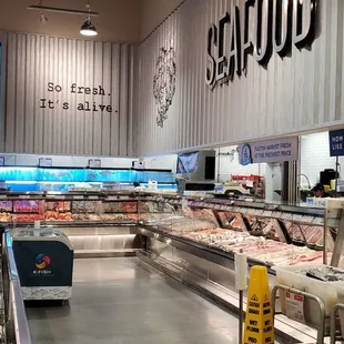 a view of a grocery store