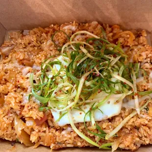 Kimchi spam fried rice $12.99