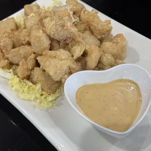 Fried chicken for the karaage ramen.  Fried well and flavorful.