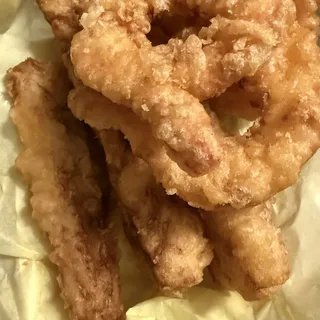 9 Medium Shrimps and Chips