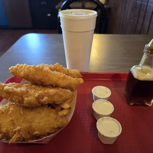 4 piece fish and chips was delicious!