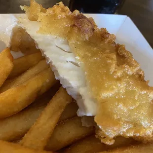 Thick &amp; crunchy !  1 Fish 1 Shrimp and Chips