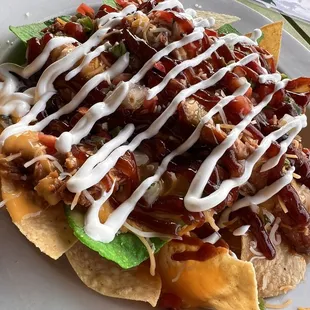 Loaded BBQ Nachos