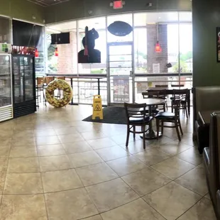 Inside seating, panoramic view