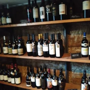 Retail wine selection