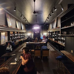 the interior of the restaurant