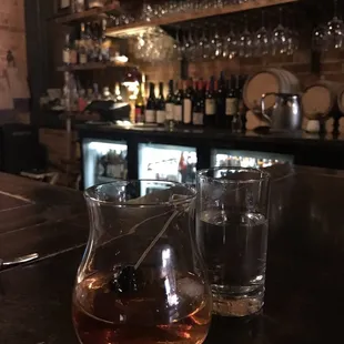 Barrel aged Manhattan