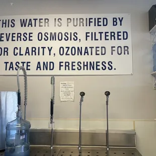 this water is purified by reverse osmos, filtered for clarity, ionated for taste and freshness