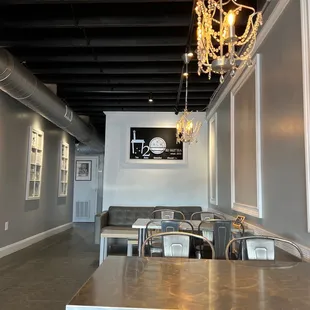 Interior seating area