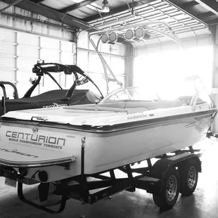 Inside shop looking out...