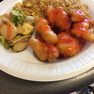 Sweet and sour chicken